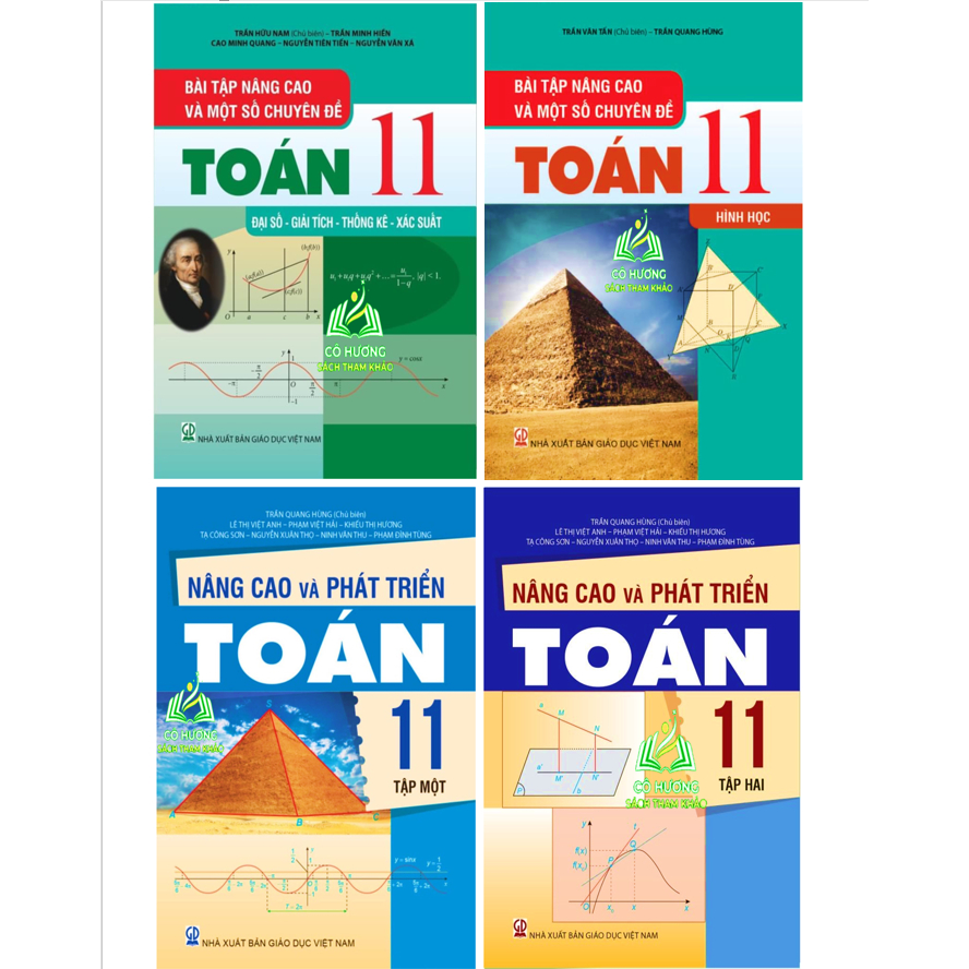 Sách - Combo Bài Tập Nâng Cao Và Một Số Chuyên Đề Toán 11 Đại Số - Giải Tích - Thông kê - Xắc suất + Hình Học
