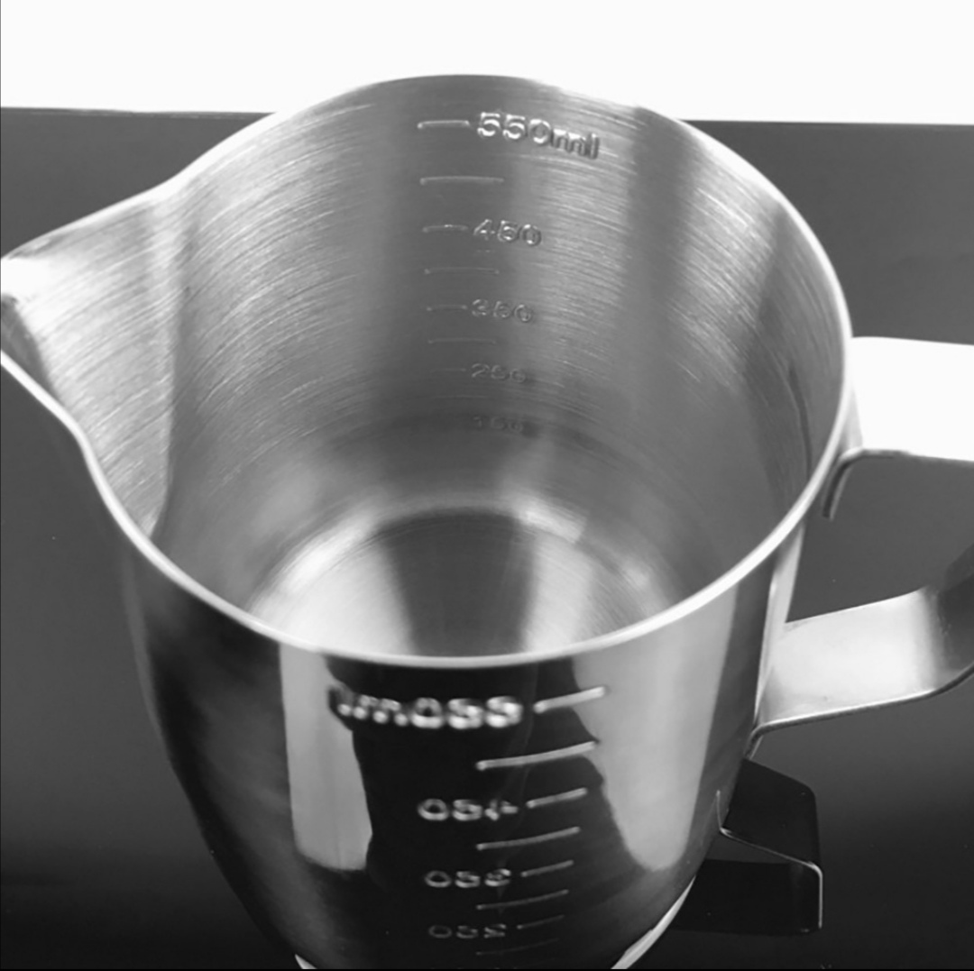 Ca Đánh Sữa Inox Có Vạch Chia