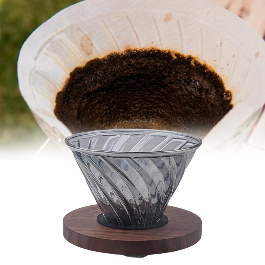 Pour Over Coffee Pot Fliter Cup Brewer V-Shaped Mouth for Coffee Lovers