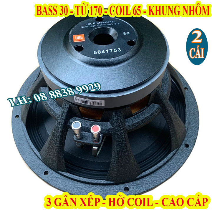 CẶP CỦ LOA BASS 30 JB TỪ 170 COIL 65 KHUNG NHÔM CAO CẤP HÀNG NHẬP KHẨU - GIÁ 2 LOA