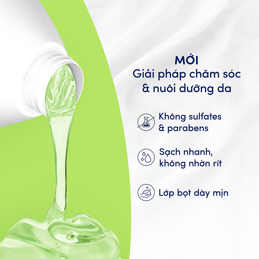 Sữa tắm dưỡng thể Dove Invigorating Da bóng mịn thơm mát với dầu bơ và hoa cúc Calendular 900g