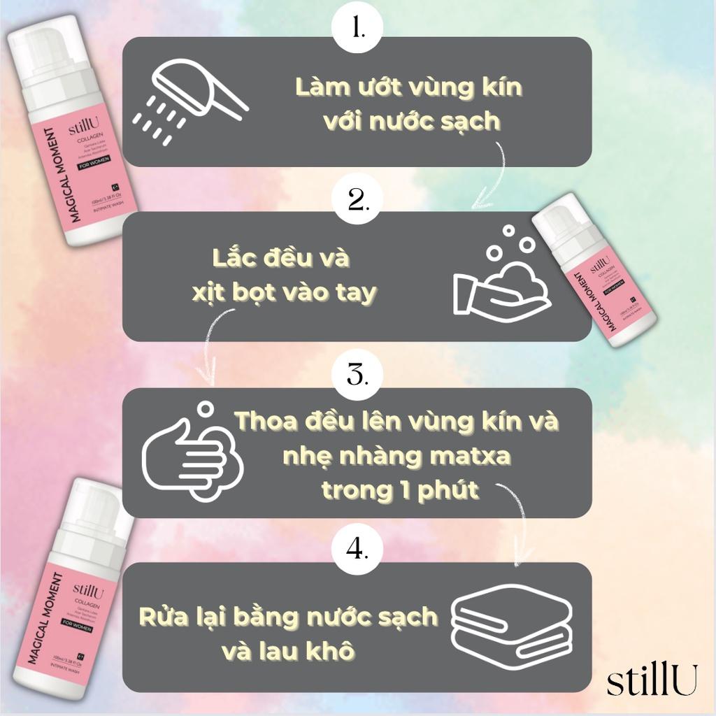 Dung dịch vệ sinh nữ tạo bọt stillU hương ngọt ngào Magical Moment 100ml