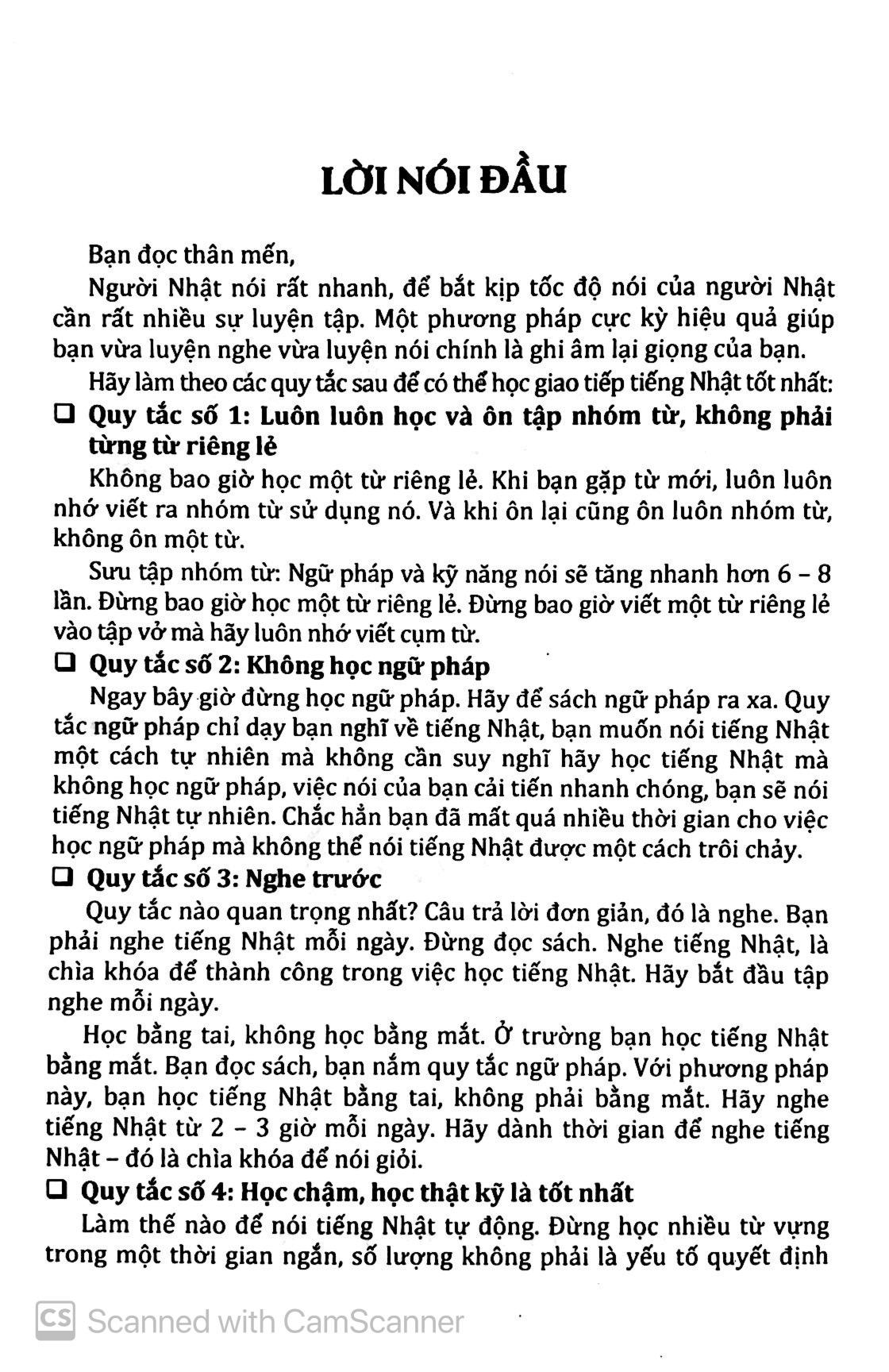 Tự Học Đàm Thoại Tiếng Nhật Thông Dụng