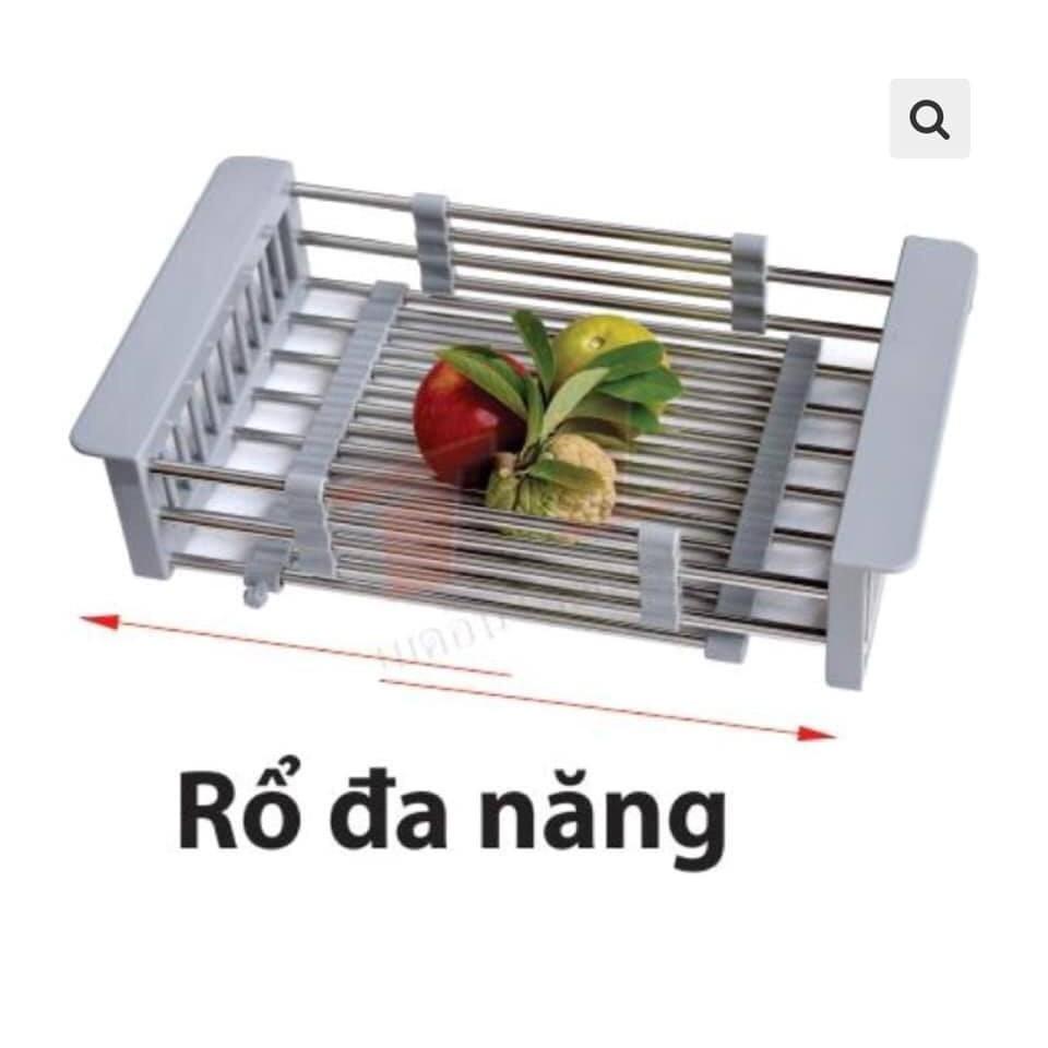 Giá inox để chậu rửa bát,rổ đựng đồ đa năng
