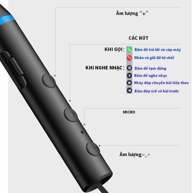 Tai nghe không dây đeo cổ Bluetooth chất lượng âm thanh nổi thực tế Thể thao chạy ngoài trời BT10 - HÀNG NHẬP KHẨU