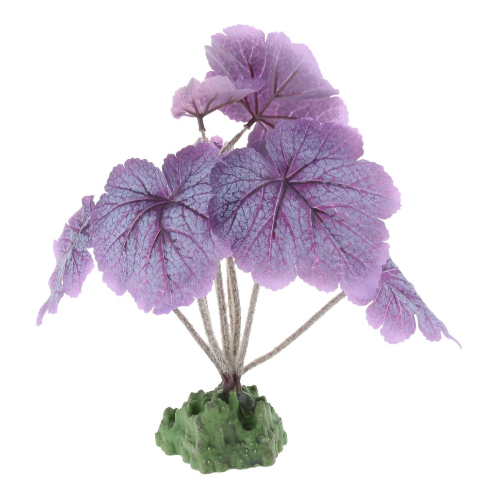 Plastic Plant Decoration for Aquarium Fish Tank Reptile Terrarium