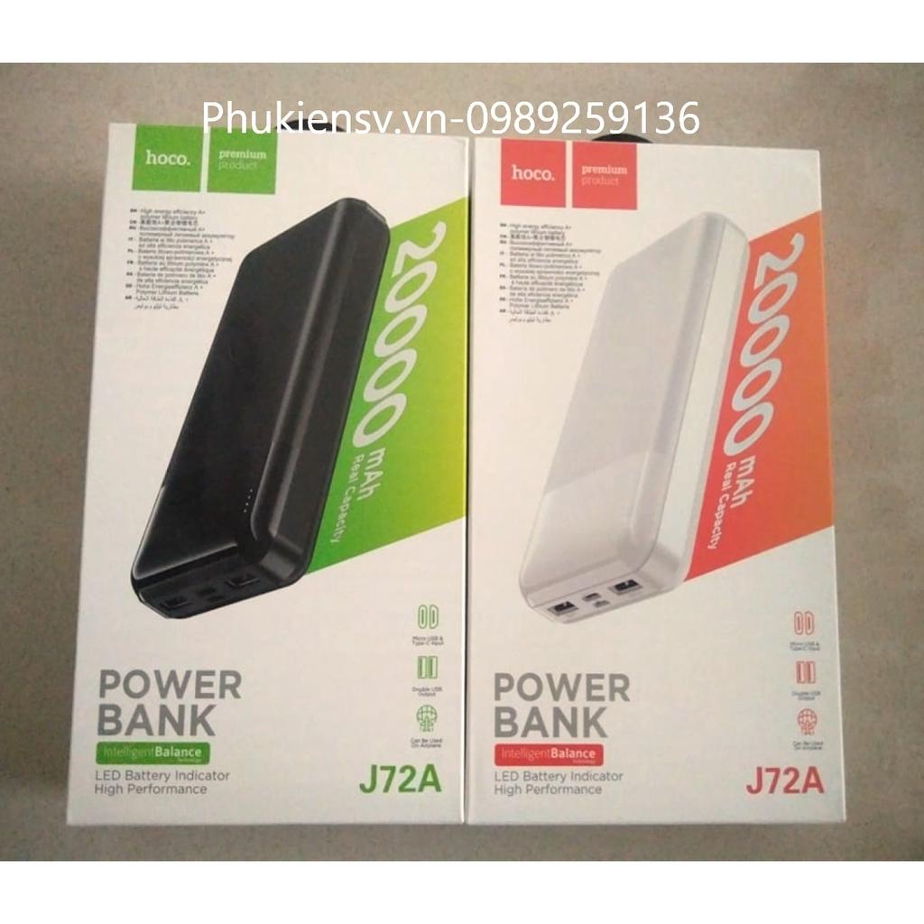 Pin sạc dự phòng HOCO J72A 20.000mAh - HÀNG CHÍNH HÃNG