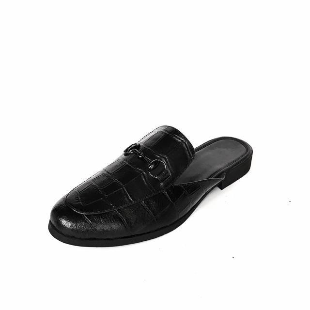 Giày sục da nam vân cá sấu size 38-43 sang trọng lịch lãm 2023