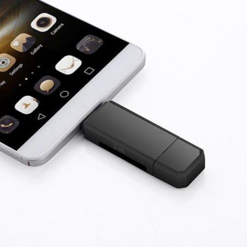 2Pcs Micro Usb Otg To Usb 2.0 Adapter Sd Card Reader