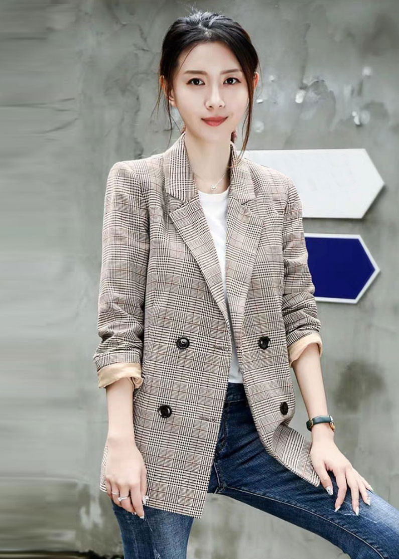 Áo khoác blazer thời trang nữ 2 lớp chất liệu đẹp mát