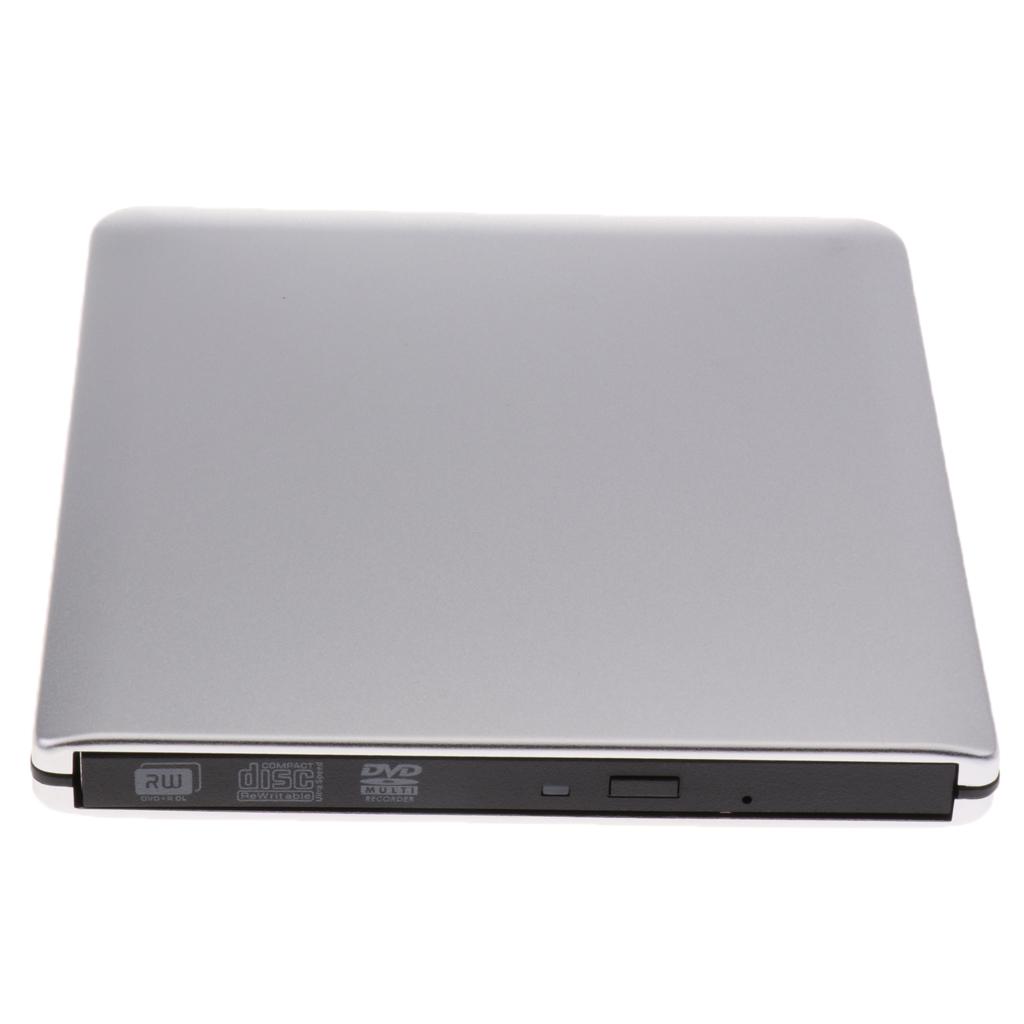 USB 3.0 Siêu Mỏng Ổ Đĩa Quang CD/DVD-RW Đốt Nhà Văn Cho Máy Tính Hỗ Trợ WIN8