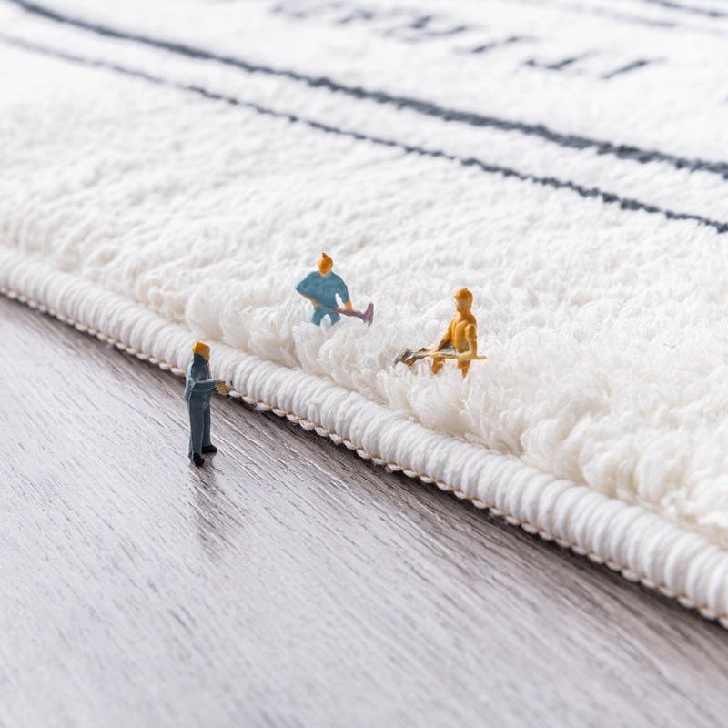 Thảm Lông Cashmere Dày Dặn Hình Gấu Ngoài Hành Tinh Dễ Thương Sáng Tạo Phong Cách Nhật Bản