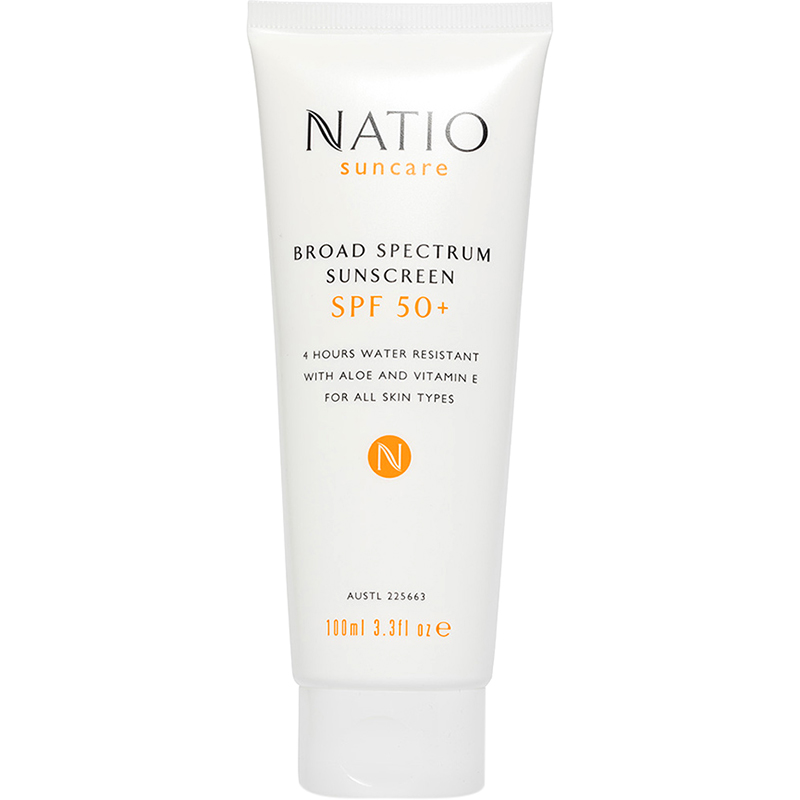 Kem Chống Nắng SPF 50+ Natio Suncare Broad Spectrum Sunscreen SPF 50+ 100ml