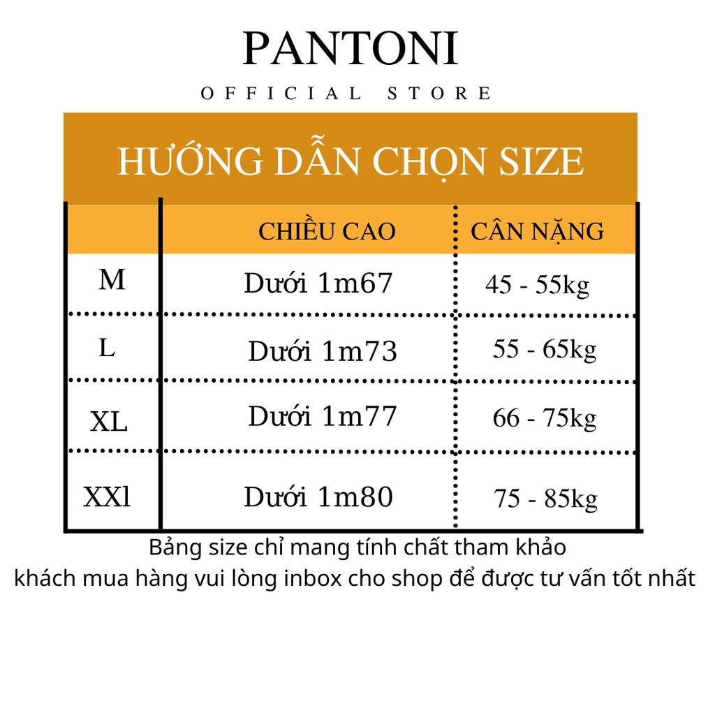 Bộ quần áo thể thao nam phối viền trắng pantoni chất vải thun mềm mặc siêu thích