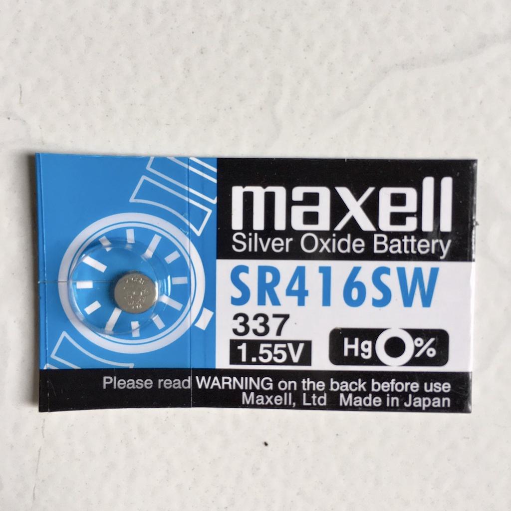 Pin Maxell Nhật Bản SR416SW / 337 Hàng Chính Hãng Made in Japan