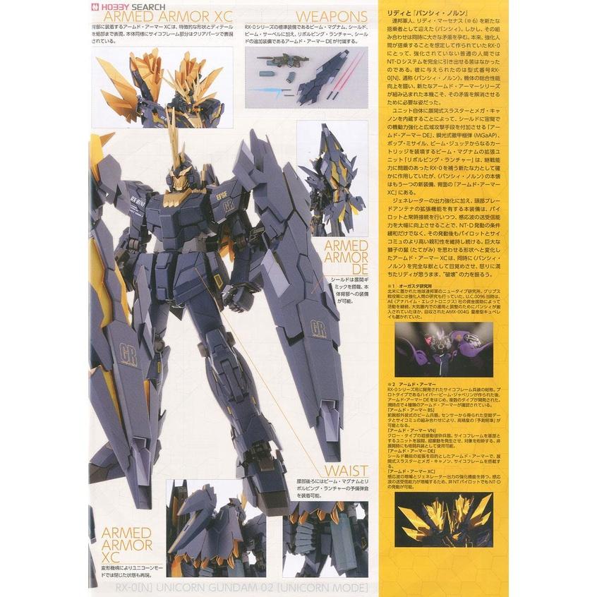 Bộ lắp ráp Gunpla PG 1/60 RX-0 UNICORN GUNDAM 02 BANSHEE NORN Perfect Grade