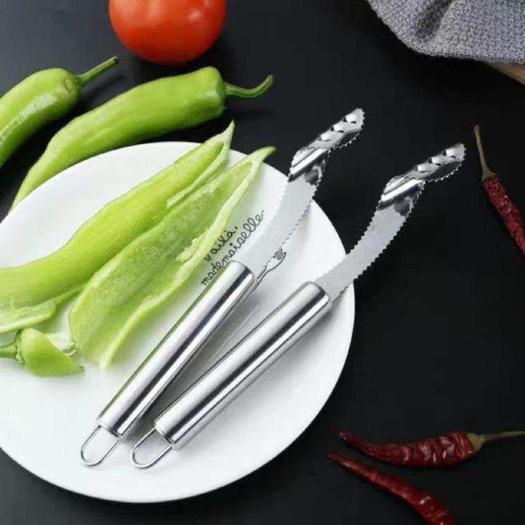 Dụng cụ lấy ruột ớt , ruột mướp đắng, cà chua bằng thép không rỉ 304