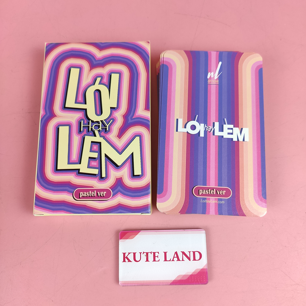 Bộ bài Lói Hay Lèm cho cặp đôi phiên bản Pastel 30 lá thách hay thật Truth Or Dare