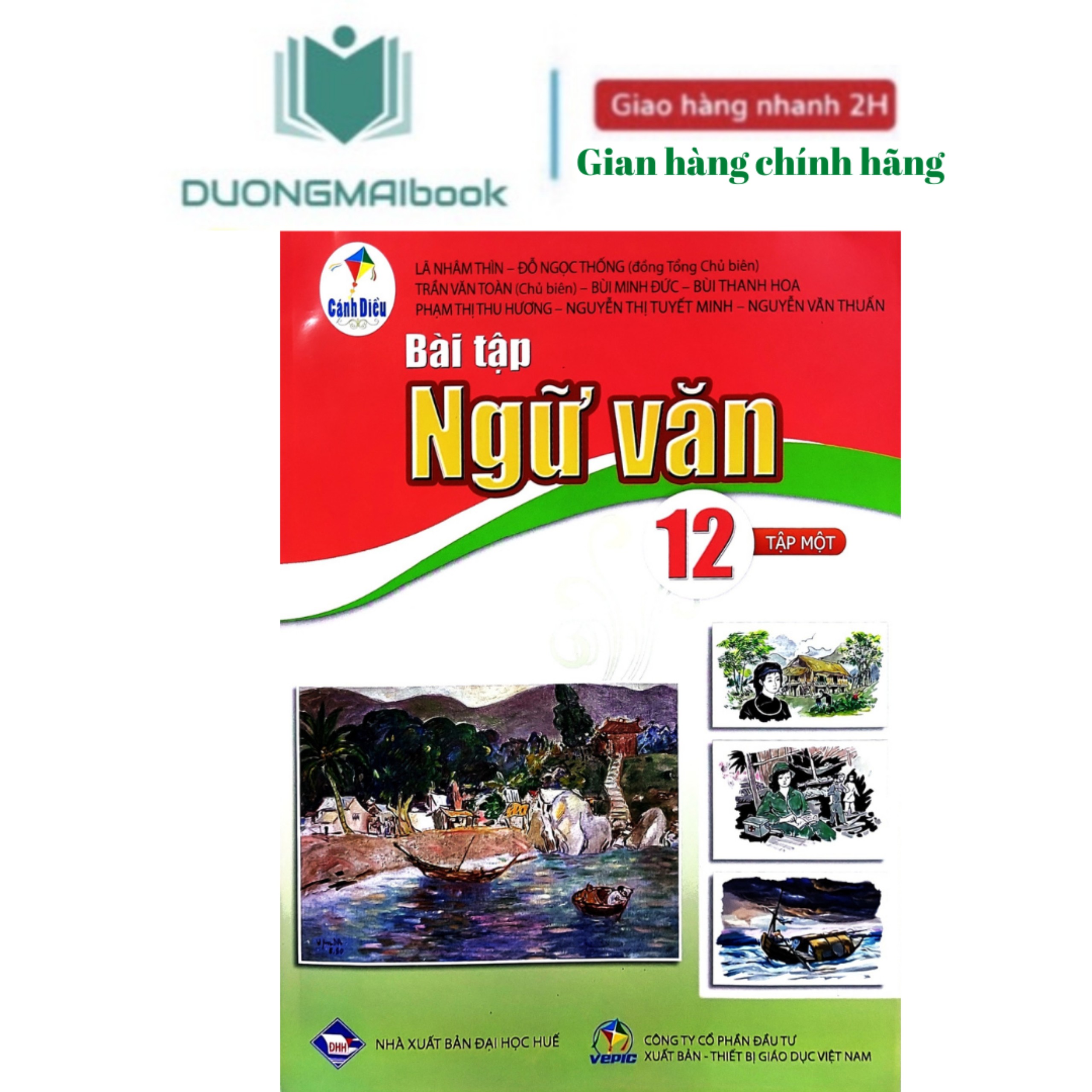 Sách - Bài tập Ngữ văn 12 Cánh Diều có đáp án (bán kèm 1 bút bi)