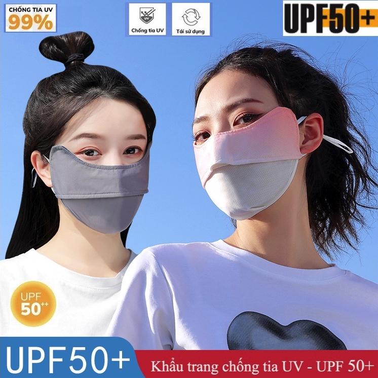 Khẩu Trang Chống Tia UV - Khẩu trang chống nắng che mặt UPF 50