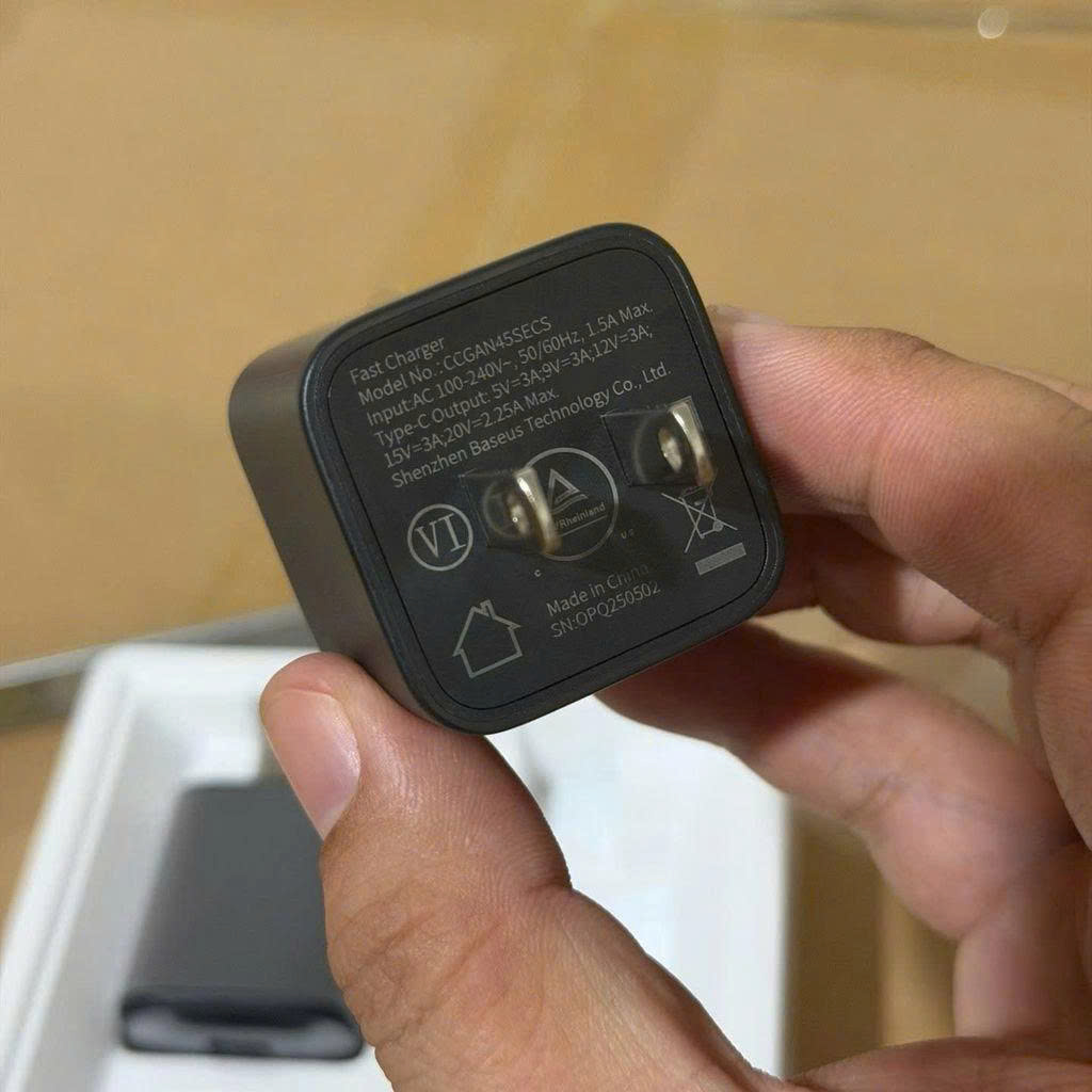 Bộ Sạc GaN6 45W – Củ Sạc Siêu Nhanh USB-C, Công Nghệ GaN6, Tản Nhiệt Graphene dành cho Iphone/SamSung các dòng cao cấp. Hàng Nhập Khẩu