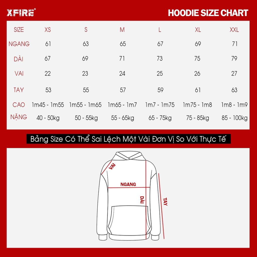 Áo Khoác Hoodie Có Nón Nam Nữ Form Rộng Vải Nỉ Màu Xám In Full By XFIRE HOO-MONONI-G322