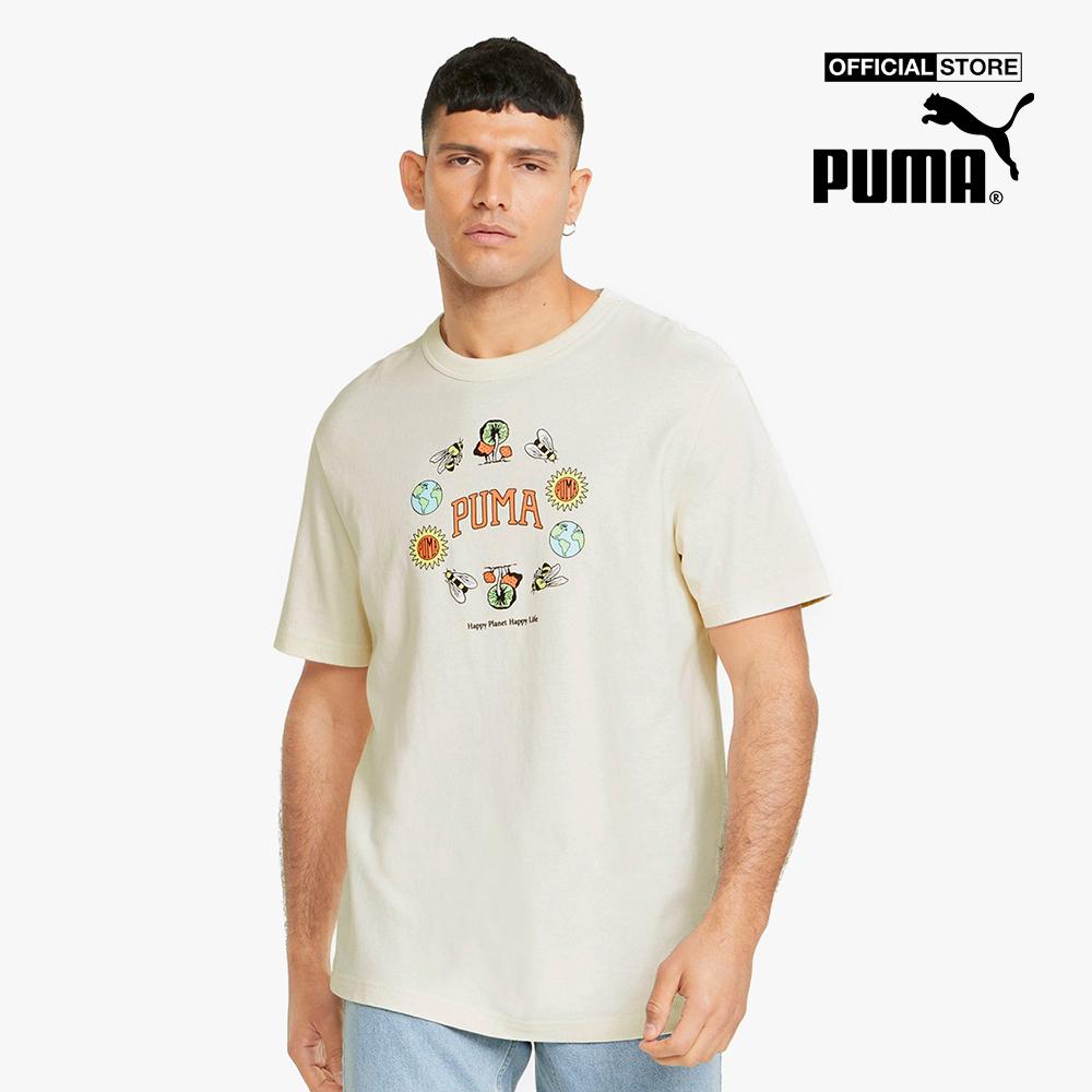 PUMA - Áo thun nam tay ngắn phom suông Downtown Graphic 533673