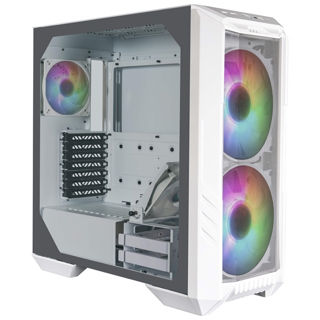 Vỏ case Cooler Master MASTER BOX HAF500 ARGB White - Hàng chính hãng