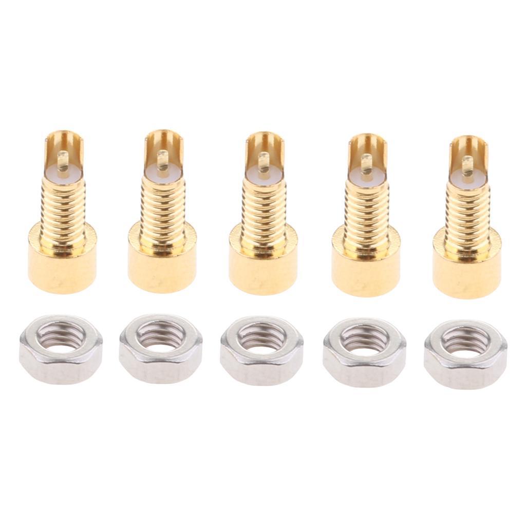 PACK of 5 Compression Brass Straight Coupler Connector Fitting for Copper