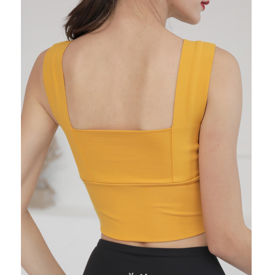 Áo Croptop Nữ 2 Dây Tập Gym Yoga Đi Chơi, Có Mút, Cá Tính Ôm Body