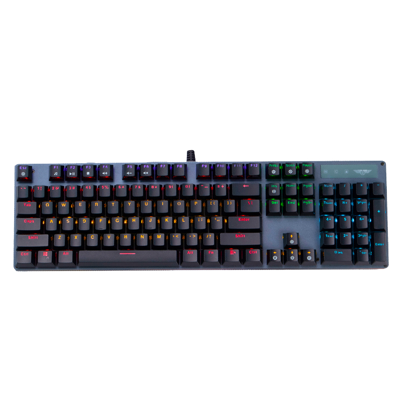 Bàn phím cơ có dây Gaming NEWMEN GE369 Hotswap Keycap ABS Double-shot - Hàng Chính Hãng