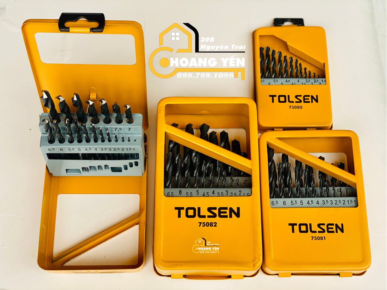 Bộ Khoan Sắt Công Nghiệp 13 Món Tolsen 75080