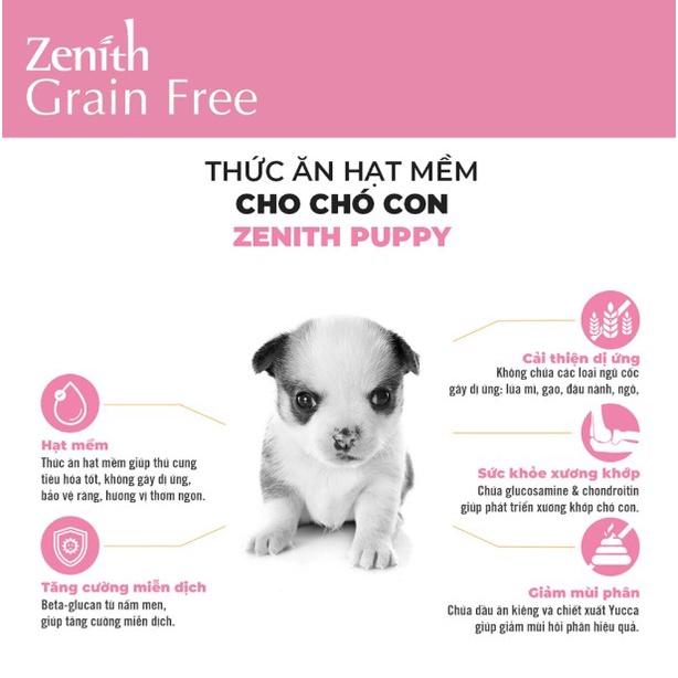 Thức ăn hạt cho chó | HẠT ZENITH PUPPY | Thức ăn hạt mềm dành cho chó con 1.2kg
