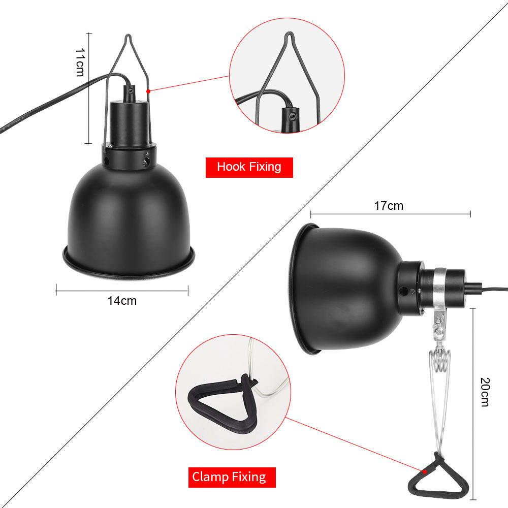 Đèn sưởi cho bò sát, rùa 75W chăm sóc cải thiện môi trường sống cho hồ cá