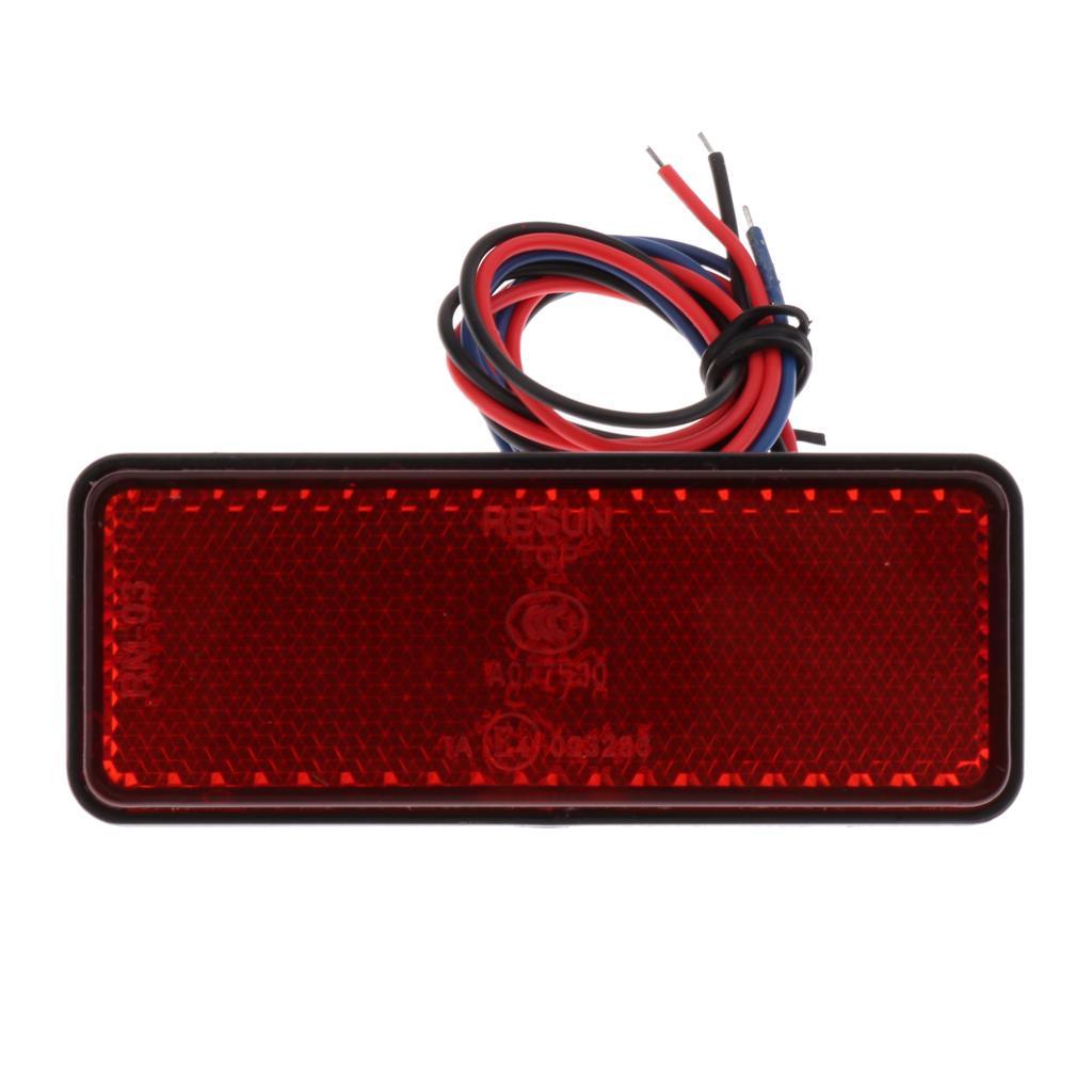 DC 12V 24 SMD LED Reflector Brake Light Turn Signal Warning Lamp For Car Motorcycle SUV RV