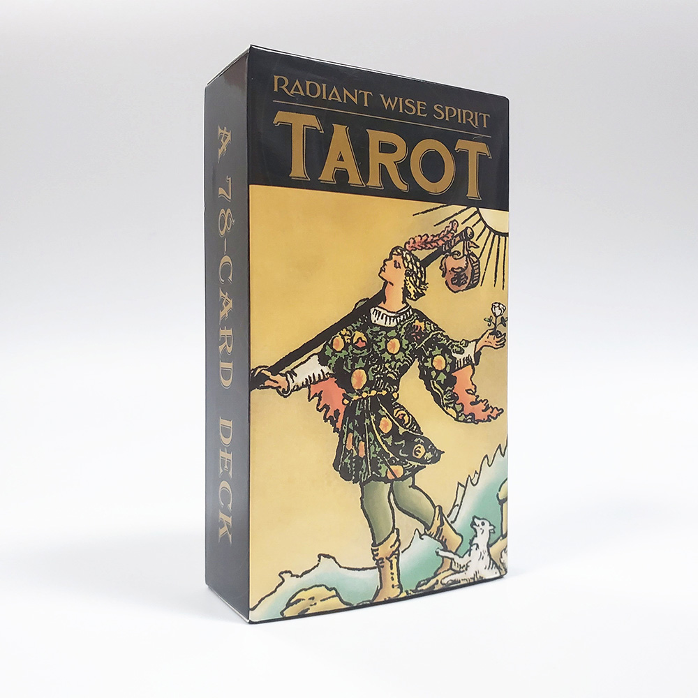 Bộ Bài Radiant Wise Tarot Size 7x12 Cm Tặng Đá Thanh Tẩy