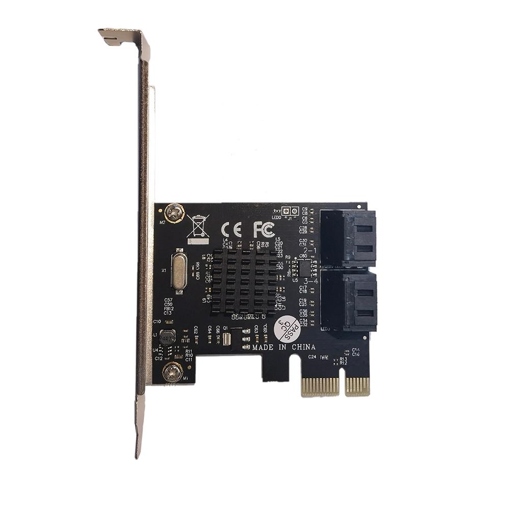 Thẻ chuyển đổi PCI-E sang 4 * SATA3.0 hỗ trợ nhiều hệ thống phích cắm