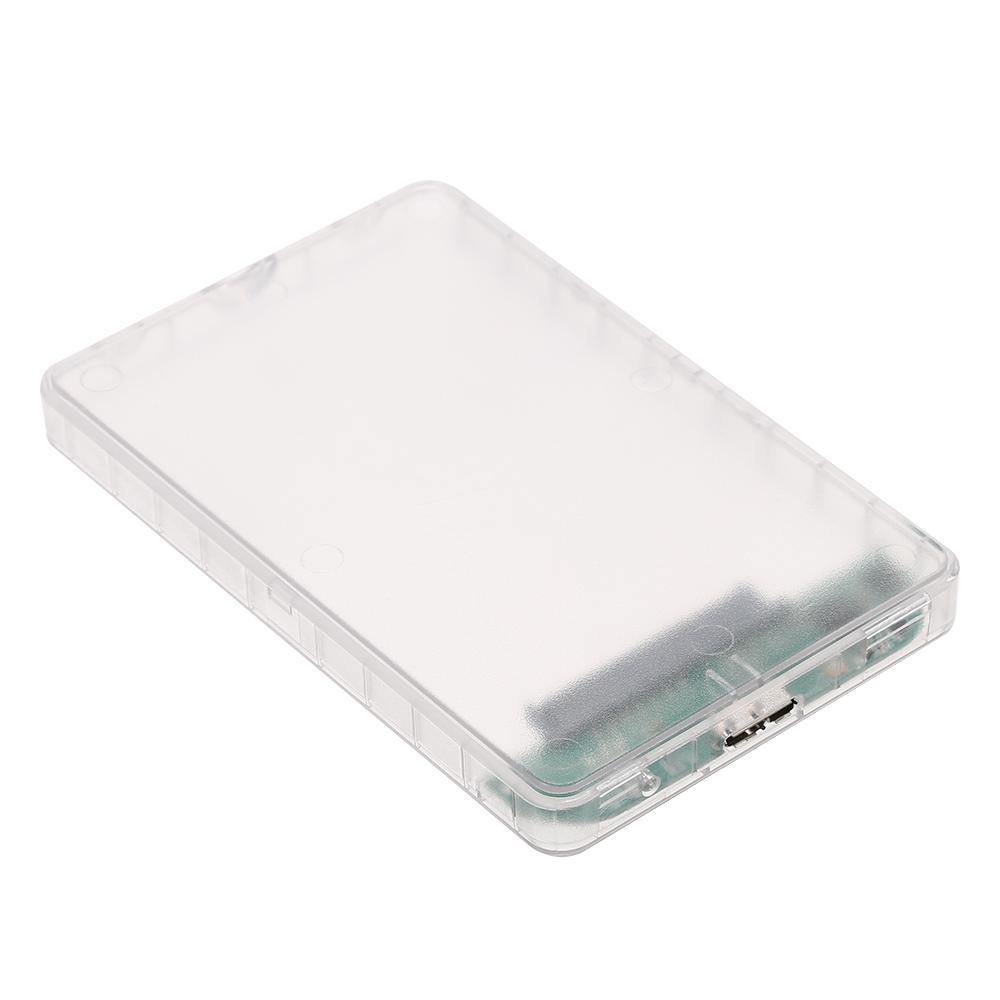 Hard Disk Case HDD/SSD Enclosure USB3.0 High-speed Transmission Easy Installation Suitable for 2.5 inch SATA HDD/SSD