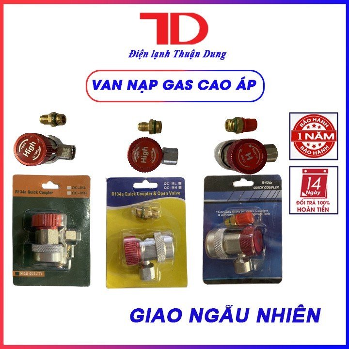 Bộ van nạp gas lạnh cao áp R134