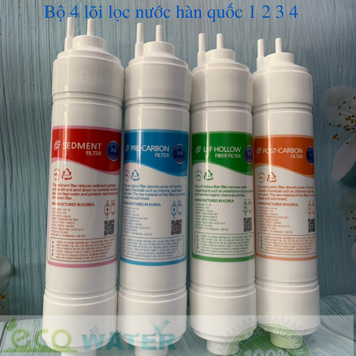 Bộ 4 lõi lọc hàn quốc 1 2 3 4