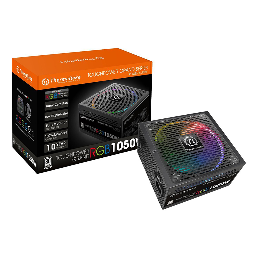 Nguồn Máy Tính PSU Thermaltake Toughpower Grand RGB 1050W PS-TPG-1050F1FAPE-1 140mm - Hàng Chính Hãng