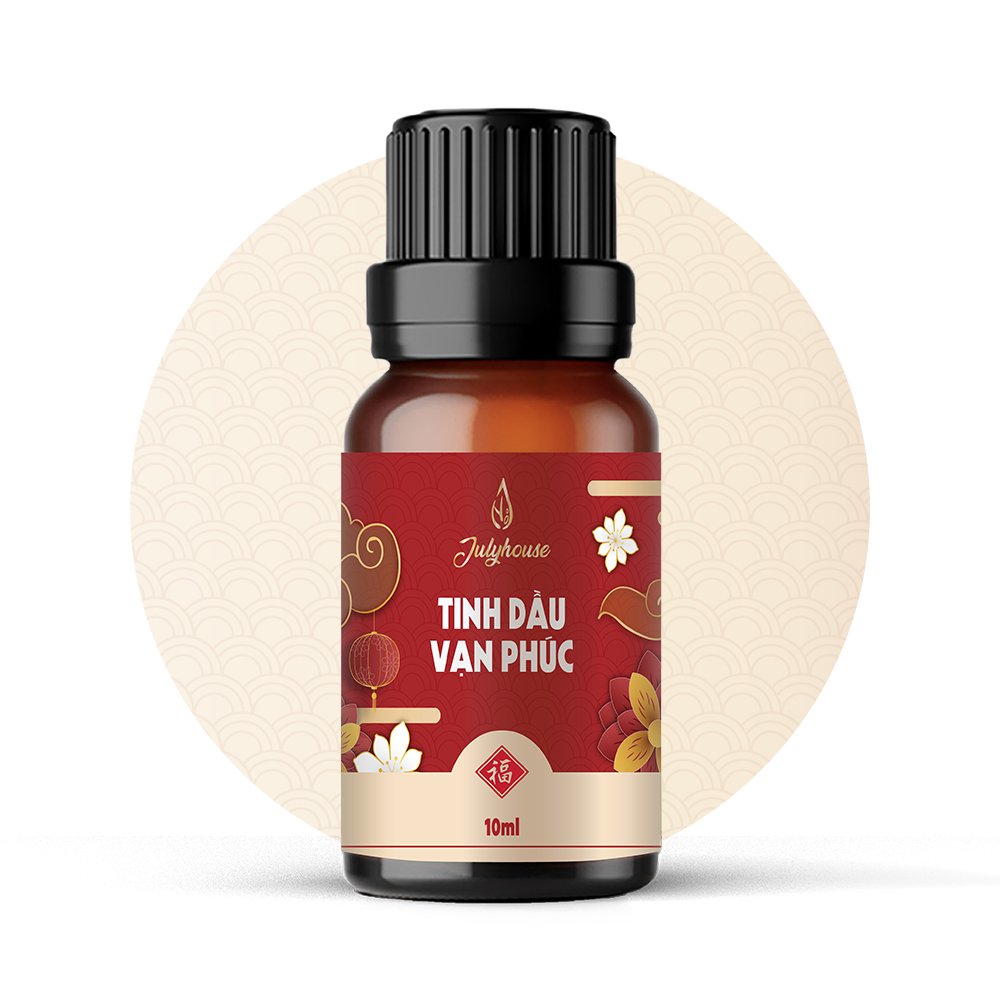 Combo 3 tinh dầu Tết Vạn Phúc - Bách Lộc - Thiên Thọ 10ml/chai JULYHOUSE độc quyền Tết Tân Sửu 2021