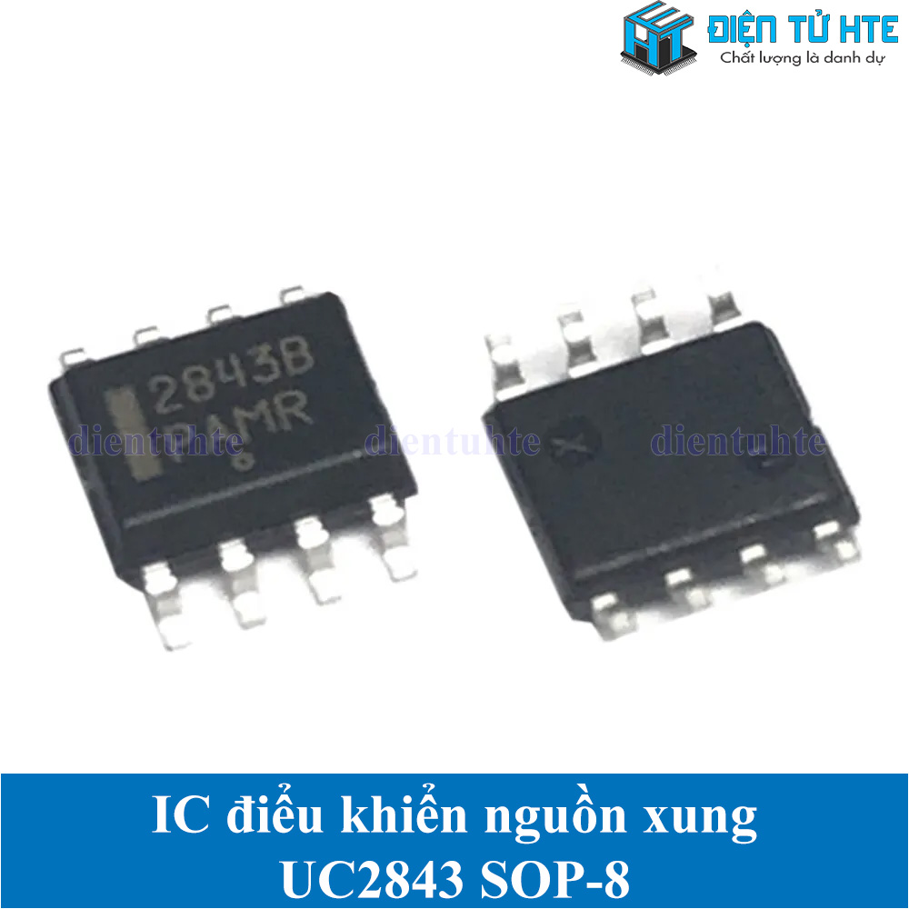 IC dao động điều khiển nguồn xung UC2843 UC2843BD1013TR SOIC-8 loại tốt