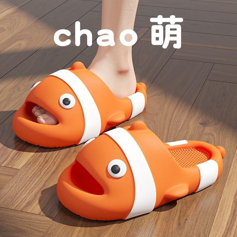 Dép quai ngang nam nữ , dép cá hề nemo ,dép đế bánh mì (có ảnh và video shop tự quay)