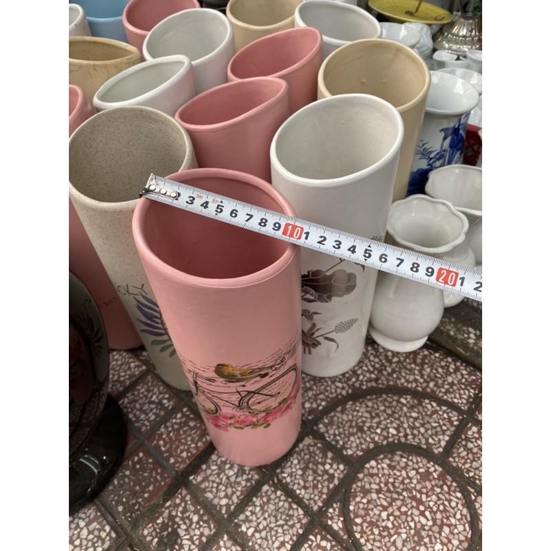 Lọ hoa bát tràng hoa văn ngẫu nhiên có 5 màu