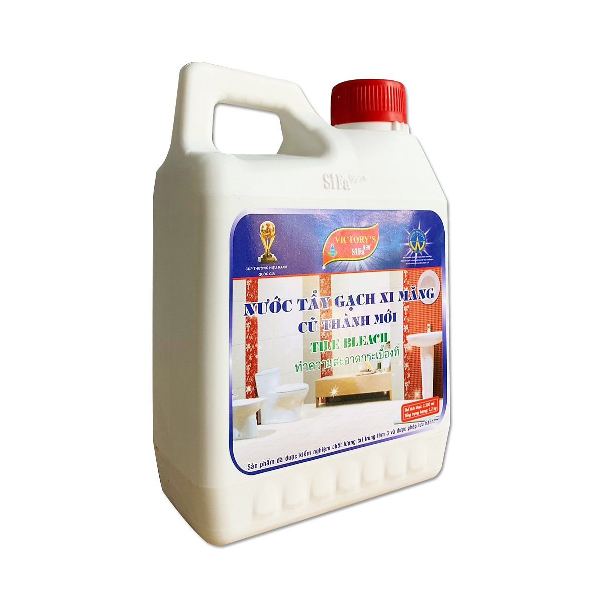 Nước lau gạch tẩy xi măng Sifa, vệ sinh nhà cửa cao cấp 1100ml