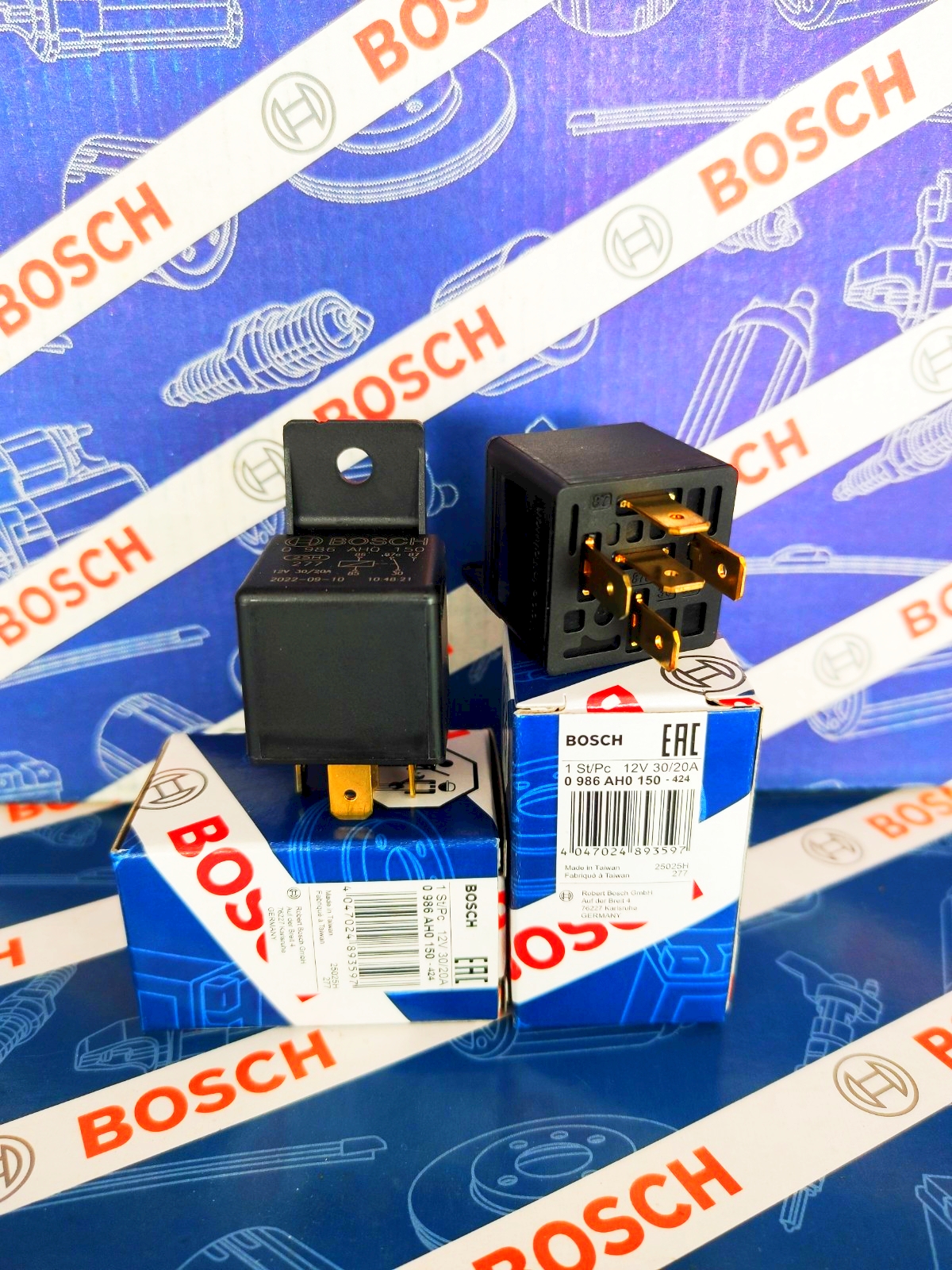 Relay Bosch 5 Chân 12V 30/20A