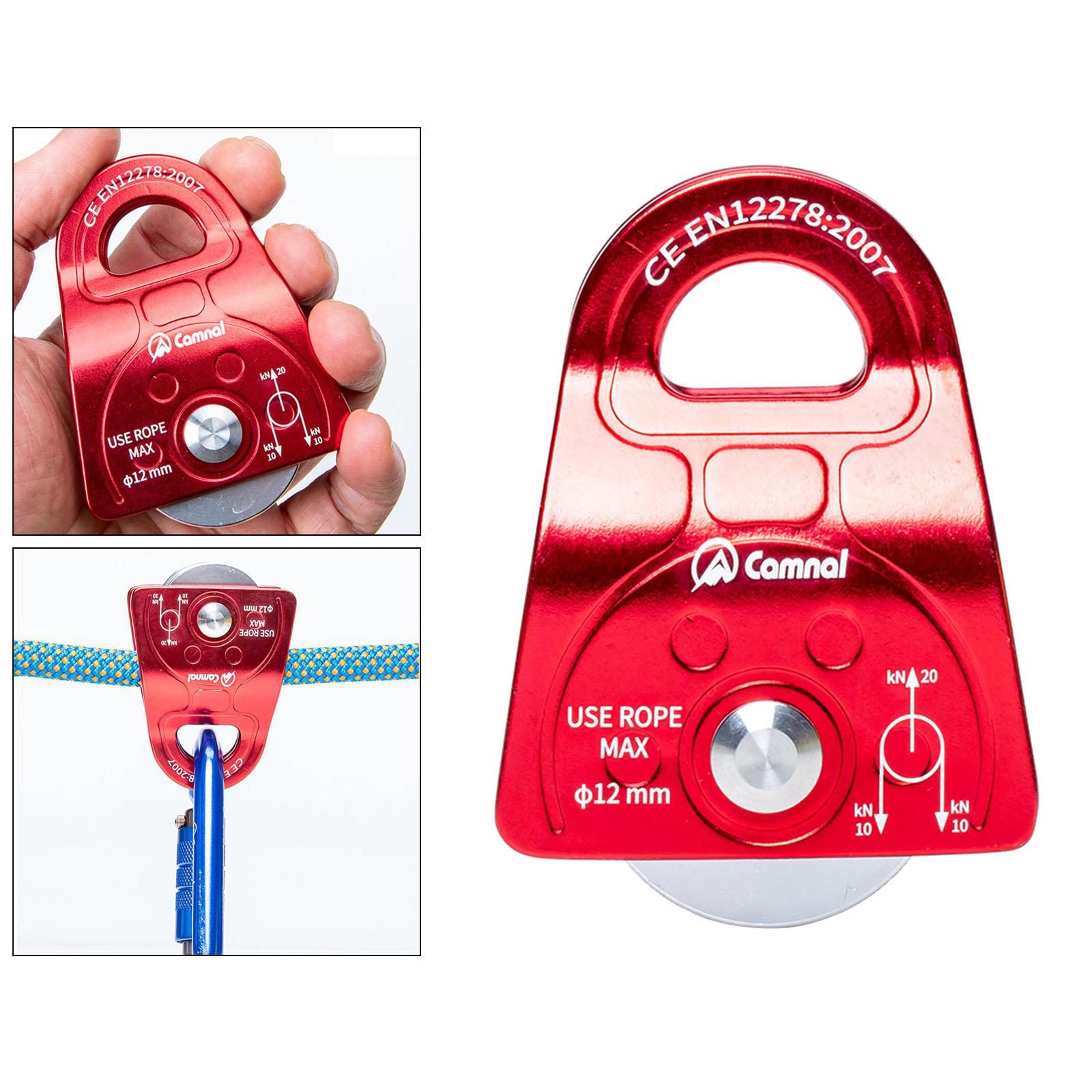 Rock Climbing Rigging Zipline Arborist Tree Climb 12mm Rope Pulley