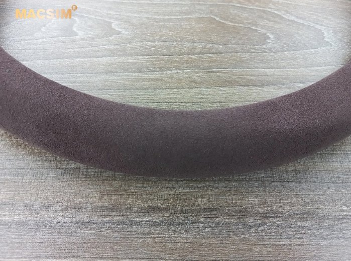 Bọc vô lăng cao cấp Macsim mã 8771Dcut màu coffee + cacbon