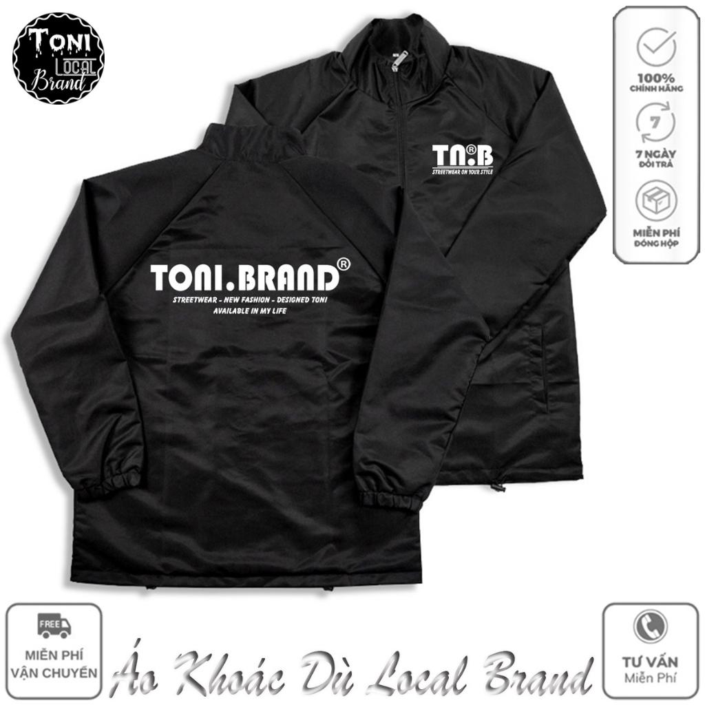 Áo Khoác Dù Local Brand Toni.Brand Jacket Mero 2 Lớp nam nữ form rộng Unisex
